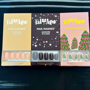 Red Aspen Nail Dashes
